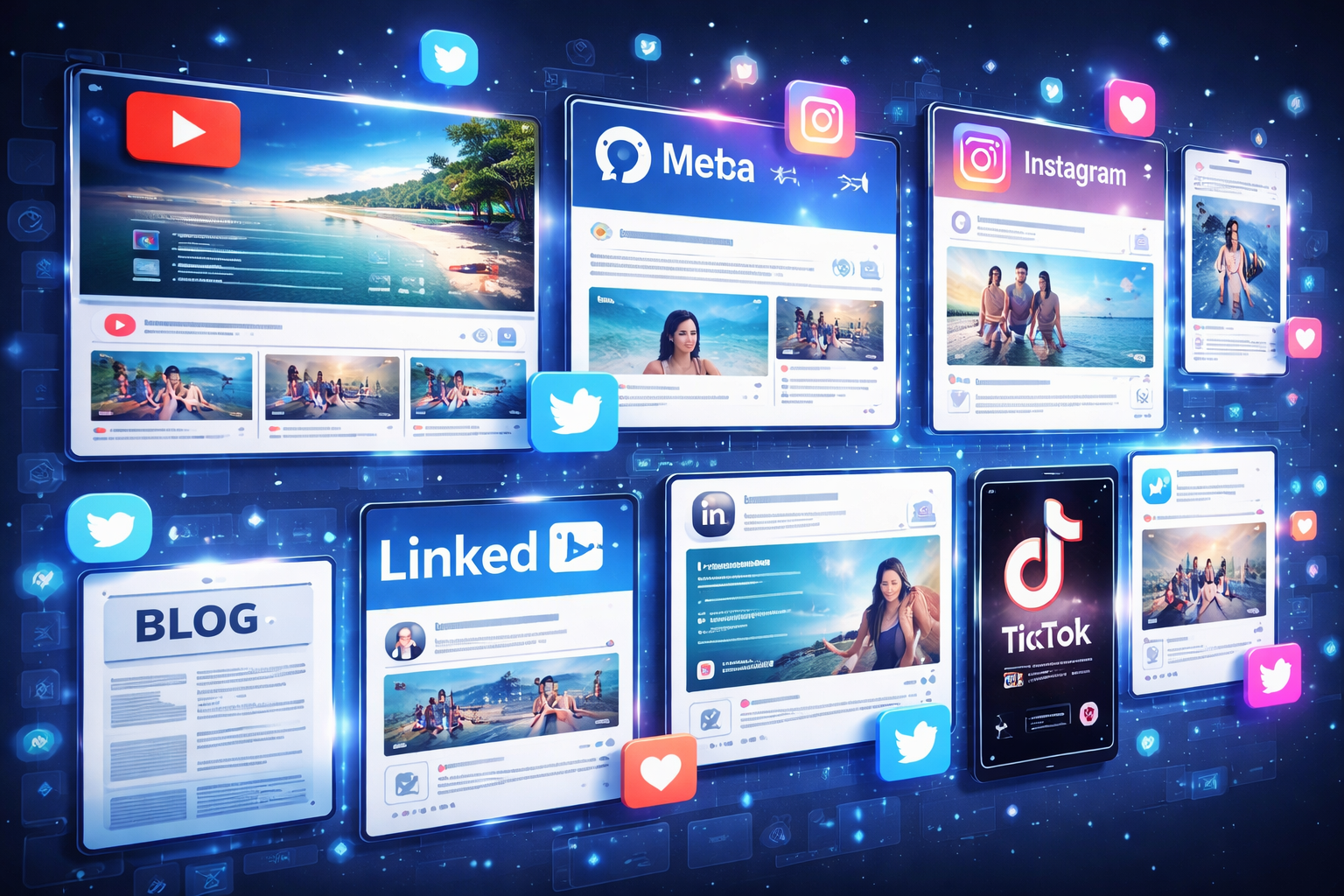 Creating Captivating Multi-Channel Content using Generative AI